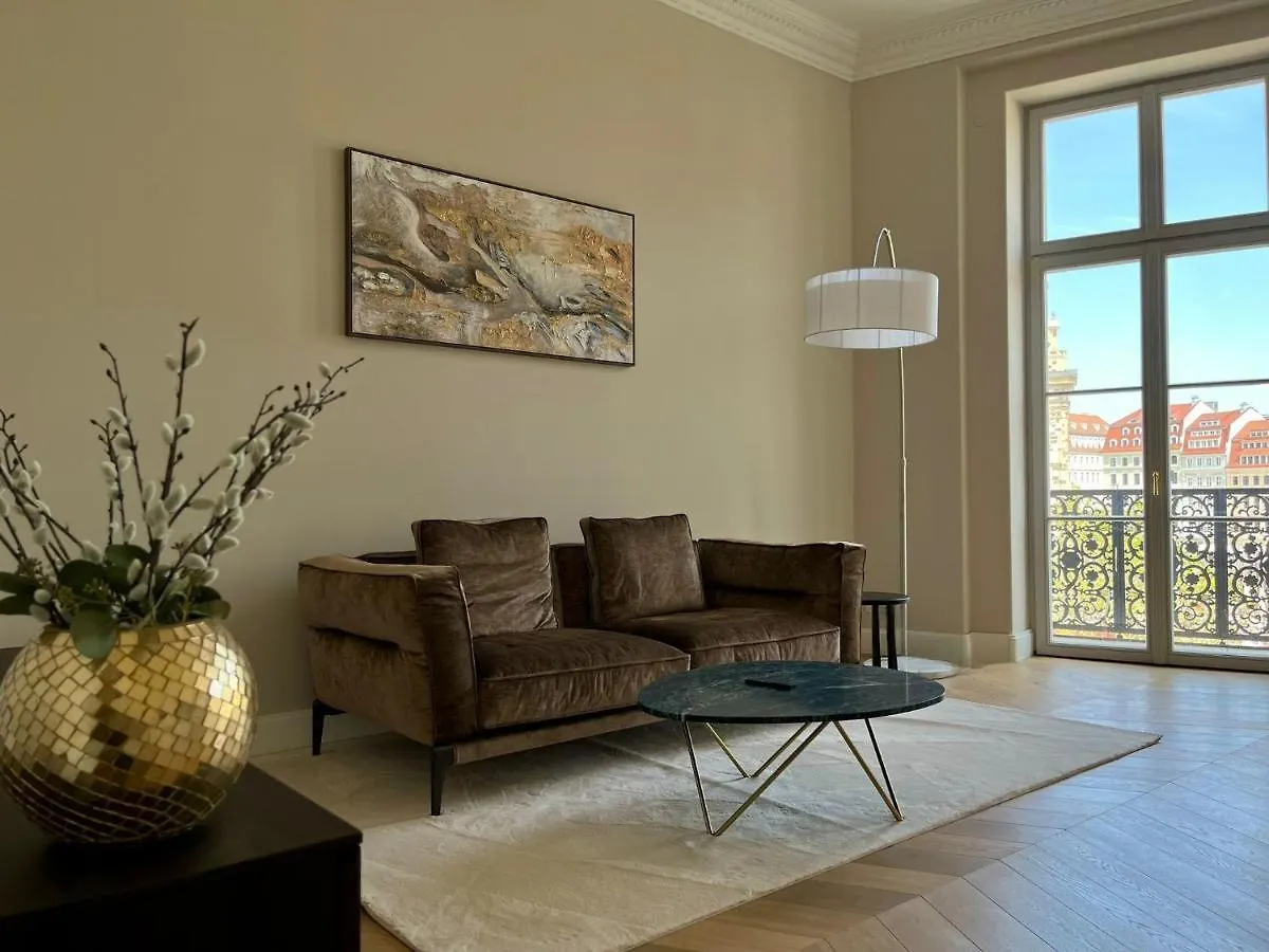 Luxury Home / 3-Raum-Suite An Der Frauenkirche / 4 Drážďany Německo