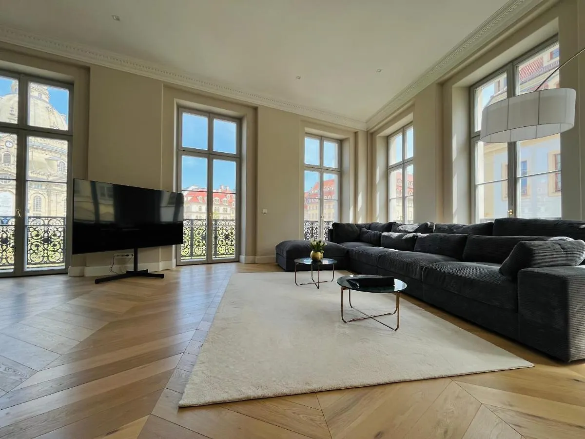 Luxury Home / 3-Raum-Suite An Der Frauenkirche / 4 Drážďany Apartmán